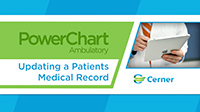 Updating a Patients Medical Record